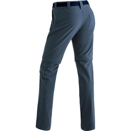 Rückansicht von Maier Sports Inara Slim Trekkinghose Damen Indigo