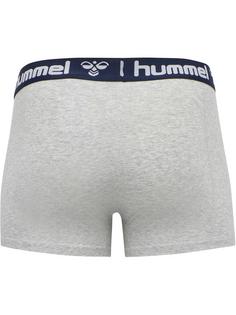 hummel HMLMARS 2PACK BOXERS Unterhemd Herren GREY MELANGE/TOTAL ECLIPSE