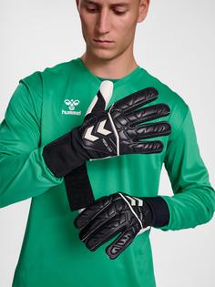 Rückansicht von hummel hmlGK GLOVES MEGA GRIP Handschuhe BLACK/WHITE