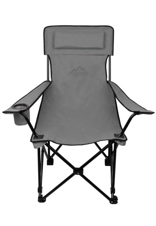 Rückansicht von normani Outdoor Sports Nipigon Campingstuhl Grau