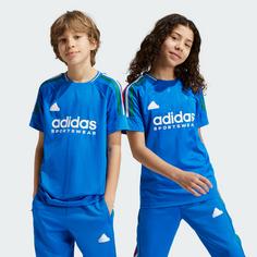 Rückansicht von adidas Tiro Nations Pack Kids T-Shirt Fanshirt Kinder Blue / Green / White / Red