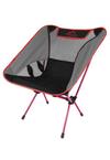 normani Outdoor Sports Moak Campingstuhl - Anthrazit/Rot