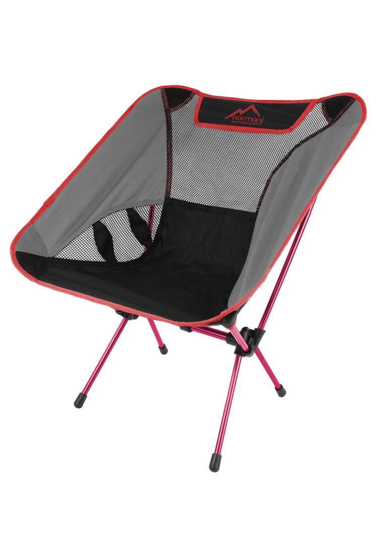 normani Outdoor Sports normani Outdoor Sports Moak Campingstuhl - Anthrazit/Rot - 0 | SportScheck