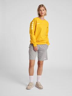 Rückansicht von hummel HMLGO COTTON SWEATSHIRT WOMAN Funktionssweatshirt Damen SPORTS YELLOW