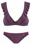 JETTE Triangel-Bikini Bikini Set Damen - bordeaux