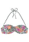 VENICE BEACH Bandeau-Bikini-Top Bikini Oberteil Damen - oliv-bedruckt