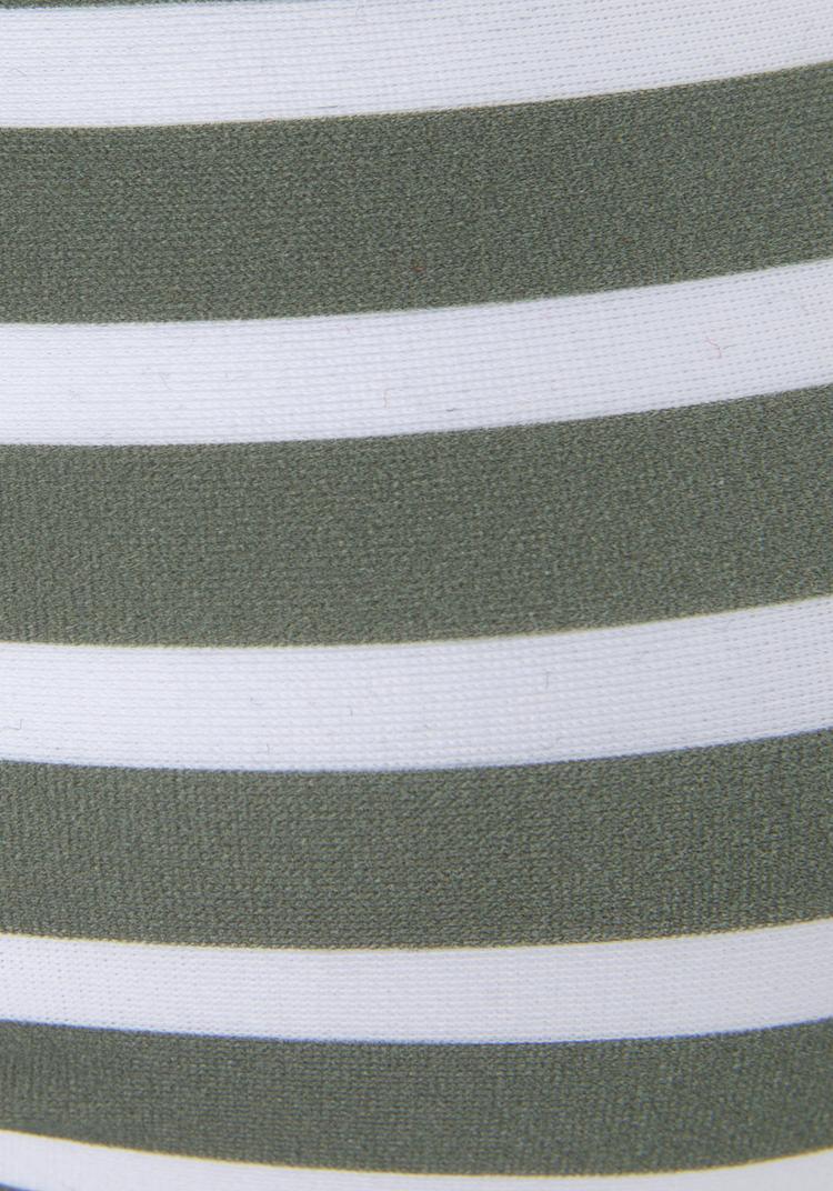 VENICE BEACH VENICE BEACH Bandeau-Bikini-Top Bikini Oberteil Damen - oliv gestreift - 0 | SportScheck