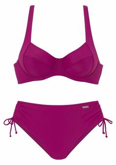 Lascana Bügel-Bikini Bikini Set Damen fuchsia