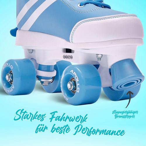 Rückansicht von Apollo Soft Boots Rollschuhe blueberry