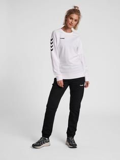 Rückansicht von hummel HMLGO COTTON SWEATSHIRT WOMAN Funktionssweatshirt Damen WHITE