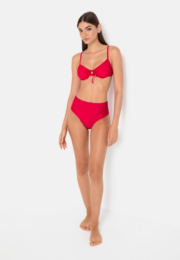 LSCN by Lascana LSCN by Lascana B&uuml;gel-Bikini-Top Bikini Oberteil Damen - beere - 2 | SportScheck