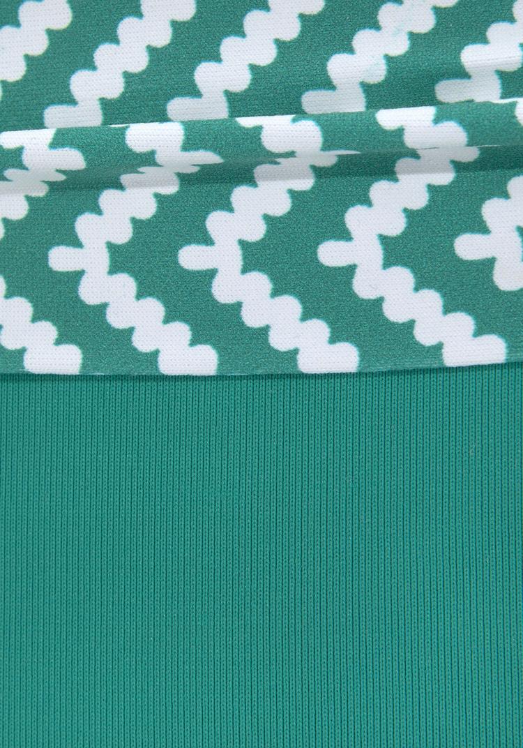 JETTE JETTE Triangel-Bikini Bikini Set Damen - gr&uuml;n-wei&szlig; - 0 | SportScheck