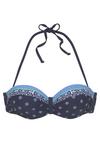 Lascana B&uuml;gel-Bandeau-Bikini-Top Bikini Oberteil Damen - nachtblau