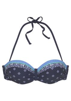 Lascana Bügel-Bandeau-Bikini-Top Bikini Oberteil Damen nachtblau