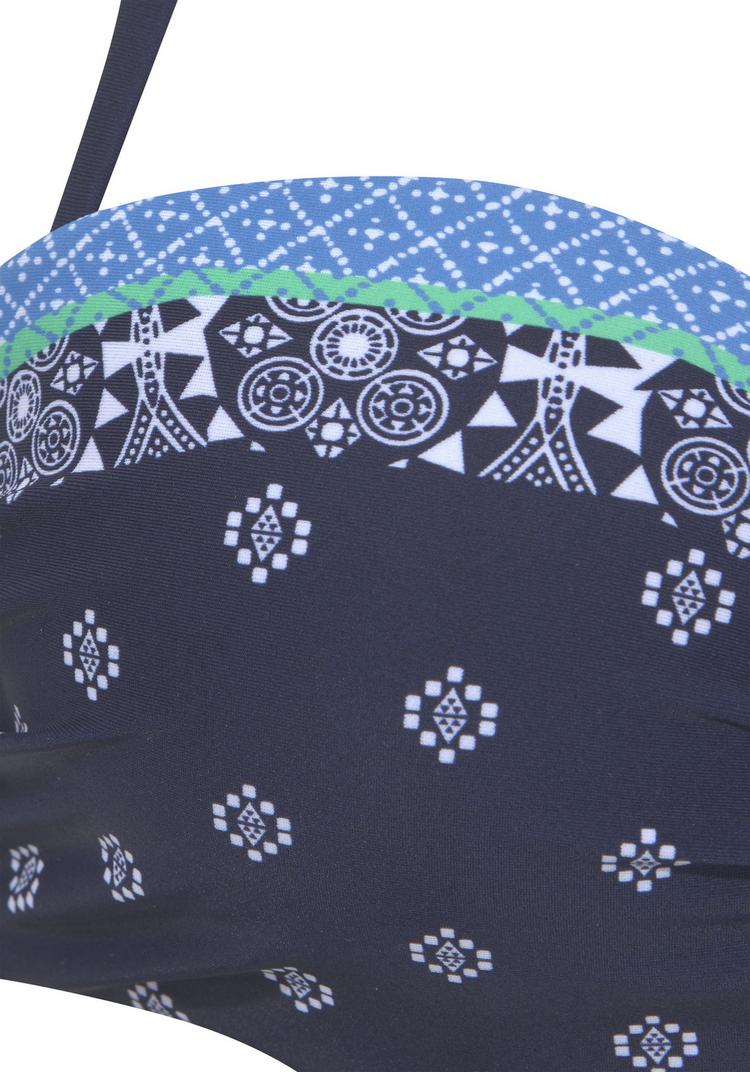 Lascana Lascana B&uuml;gel-Bandeau-Bikini-Top Bikini Oberteil Damen - nachtblau - 0 | SportScheck
