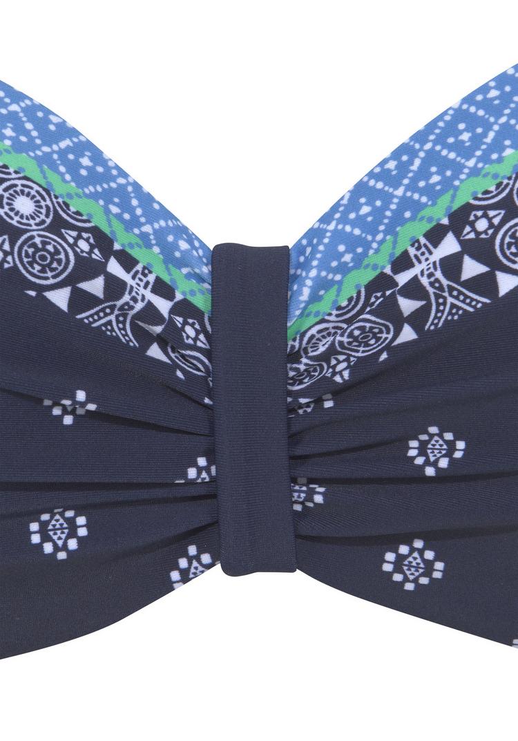 Lascana Lascana B&uuml;gel-Bandeau-Bikini-Top Bikini Oberteil Damen - nachtblau - 1 | SportScheck
