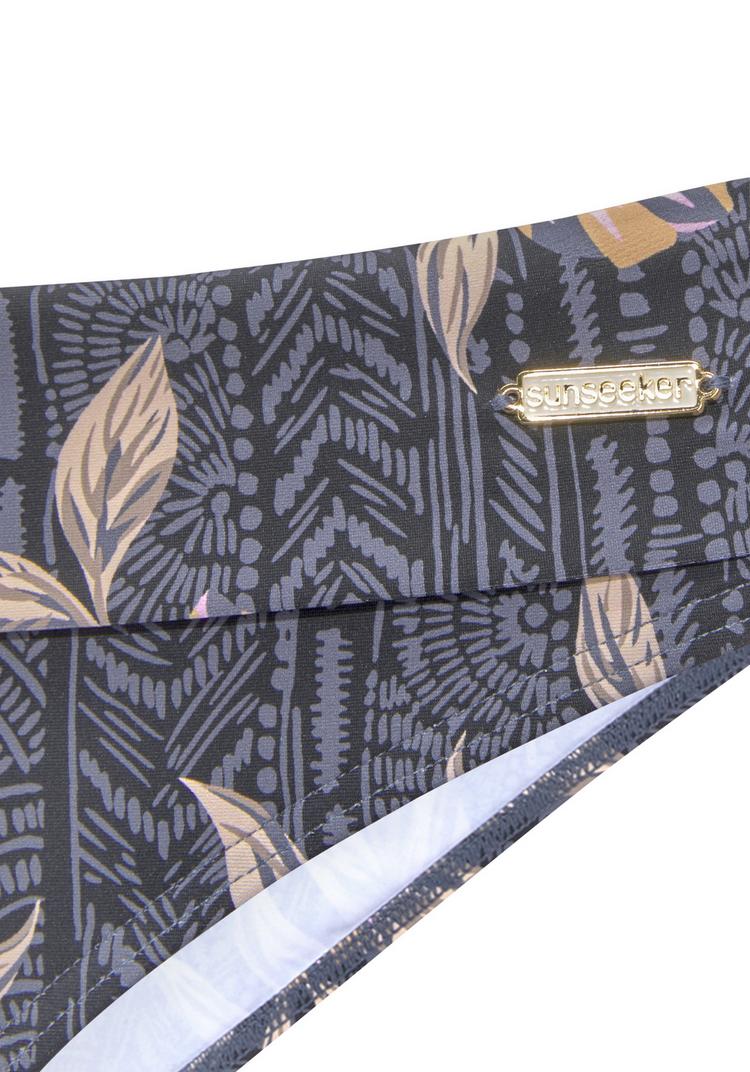 sunseeker sunseeker Bandeau-Bikini Bikini Set Damen - schwarz bedruckt - 0 | SportScheck