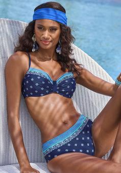 Rückansicht von Lascana Bügel-Bikini-Top Bikini Oberteil Damen nachtblau