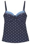 Lascana B&uuml;gel-Tankini-Top Bikini Oberteil Damen - nachtblau