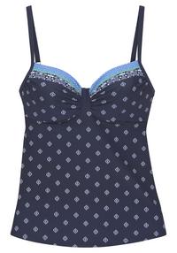 Lascana B&uuml;gel-Tankini-Top Bikini Oberteil Damen - nachtblau