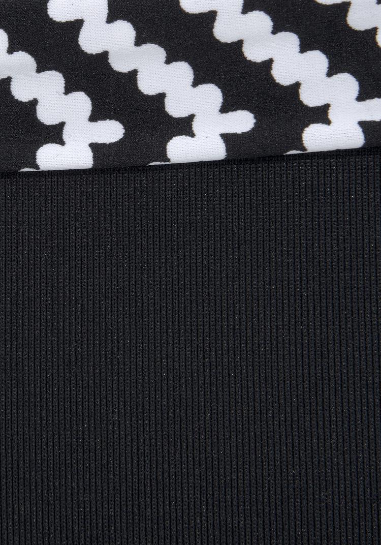 JETTE JETTE Triangel-Bikini Bikini Set Damen - schwarz-wei&szlig; - 0 | SportScheck