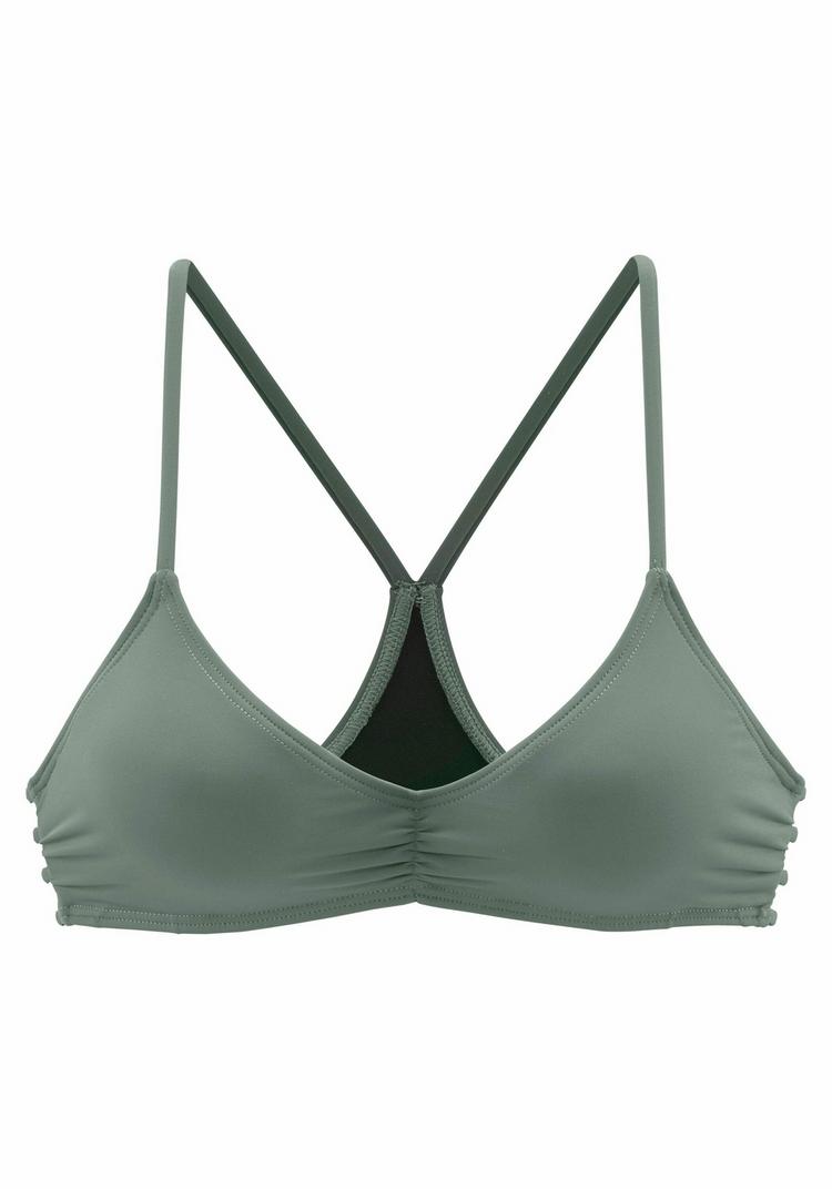 Bench Bench Triangel-Bikini-Top Bikini Oberteil Damen - oliv - 0 | SportScheck