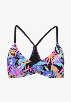 Bench Triangel-Bikini-Top Bikini Oberteil Damen schwarz-bedruckt