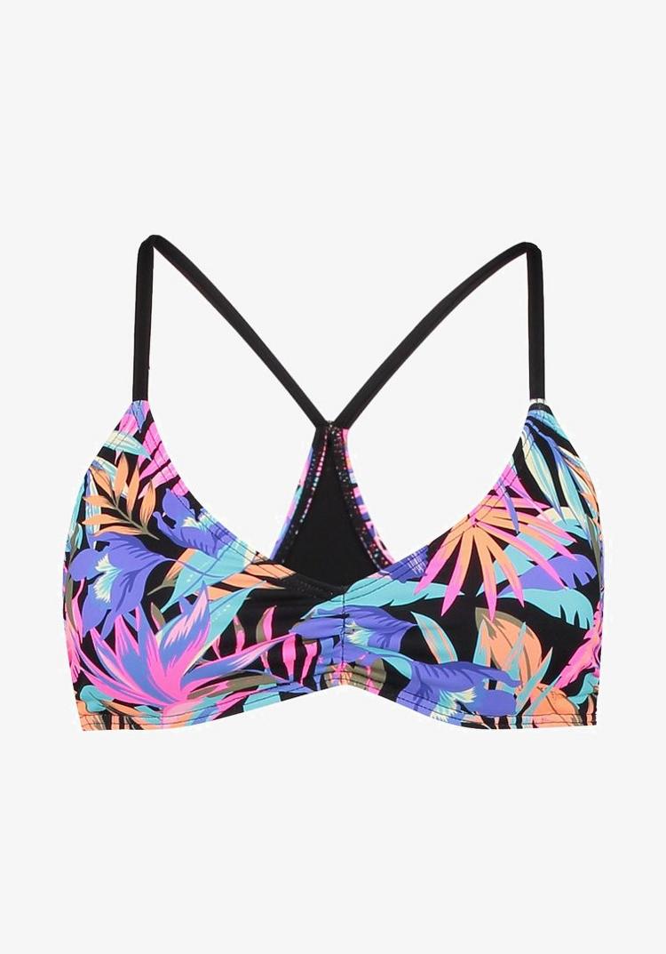 Bench Bench Triangel-Bikini-Top Bikini Oberteil Damen - schwarz-bedruckt - 0 | SportScheck