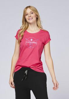 Rückansicht von Chiemsee T-Shirt T-Shirt Damen 18-1754 Raspberry
