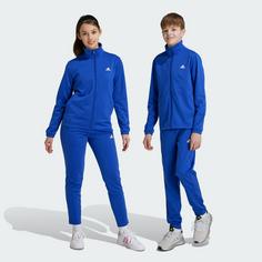 Rückansicht von adidas Essentials Big Logo Trainingsanzug Trainingsanzug Kinder Semi Lucid Blue