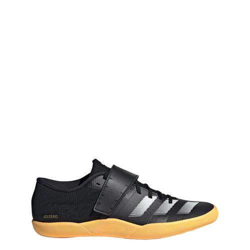 Rückansicht von adidas Adizero Wurfschuh Multifunktionsschuhe Herren Core Black / Zero Metalic / Spark