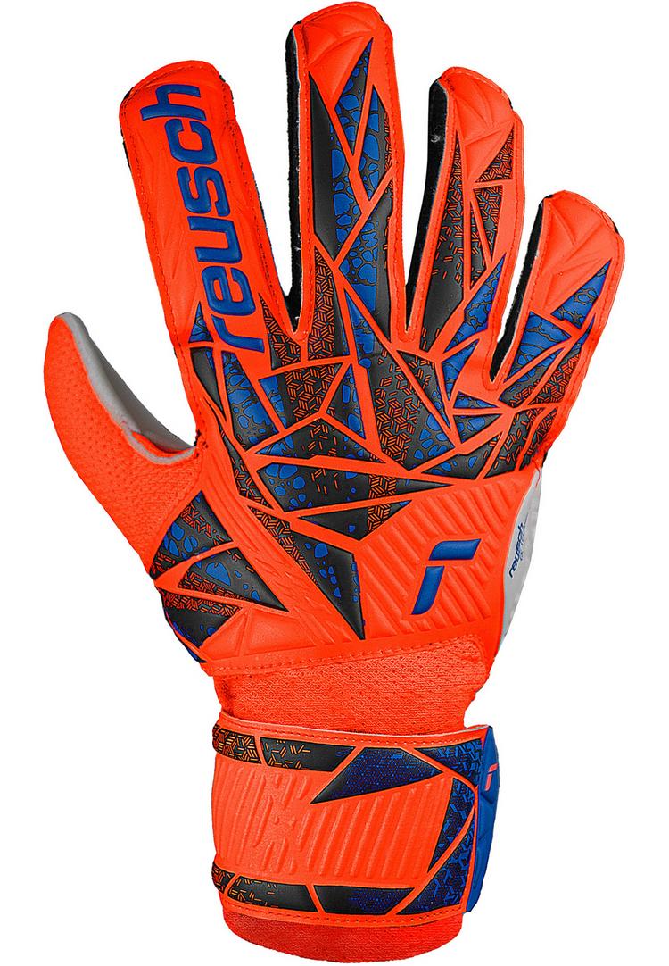 Reusch Reusch Attrakt Solid Junior Torwarthandschuhe - 2210 hyper orng/elec blue - 0 | SportScheck