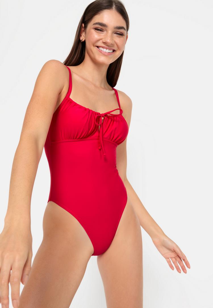 LSCN by Lascana LSCN by Lascana Badeanzug Badeanzug Damen - beere - 4 | SportScheck