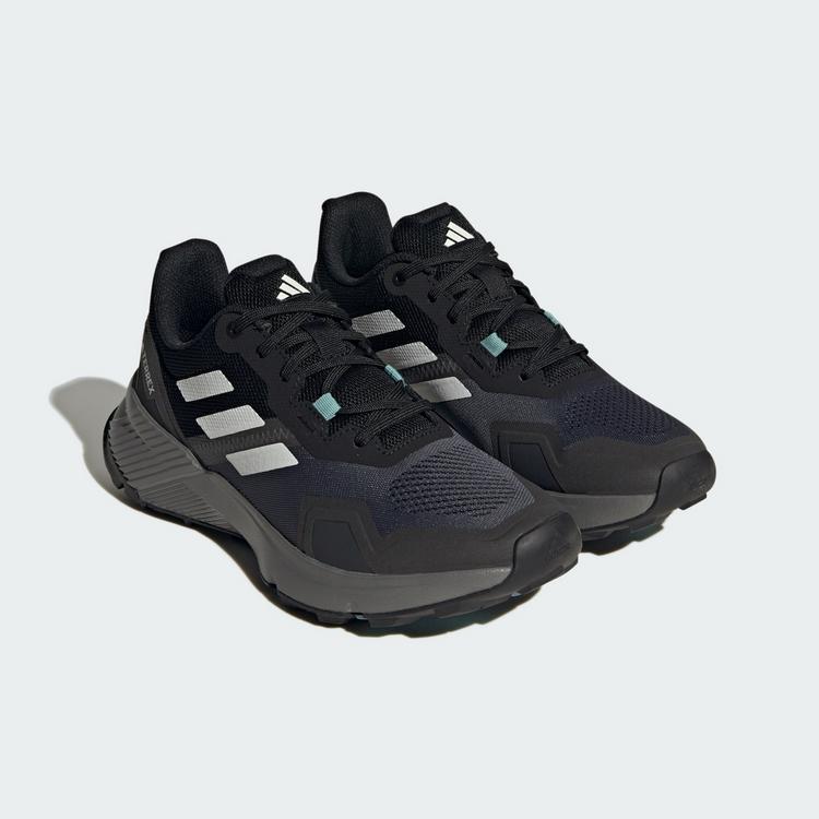 adidas adidas TERREX Soulstride Trailrunning-Schuh Laufschuhe Damen - Core Black / Crystal White / Grey Four - 3 | SportScheck
