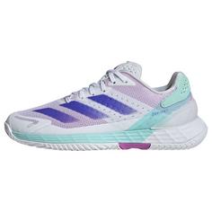 adidas Defiant Speed 2 Tennisschuh Tennisschuhe Damen Cloud White / Cobalt Blue / Semi Flash Aqua