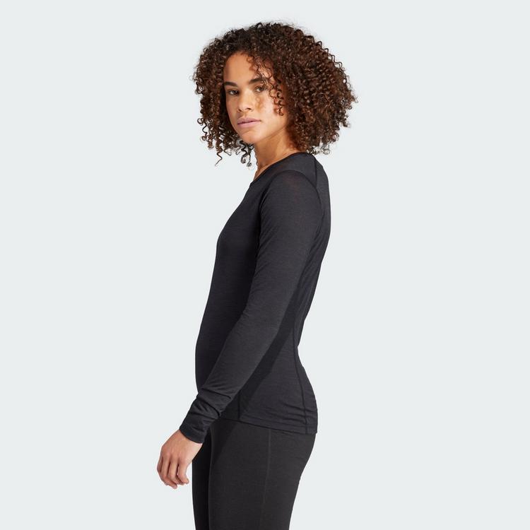 adidas adidas Terrex Xperior Merino 150 Baselayer... Funktionsshirt Damen - Black - 1 | SportScheck