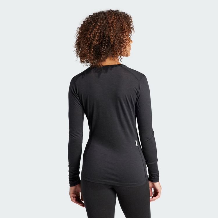 adidas adidas Terrex Xperior Merino 150 Baselayer... Funktionsshirt Damen - Black - 2 | SportScheck