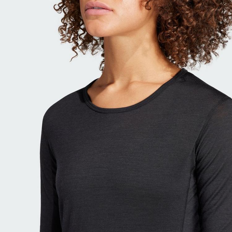 adidas adidas Terrex Xperior Merino 150 Baselayer... Funktionsshirt Damen - Black - 0 | SportScheck