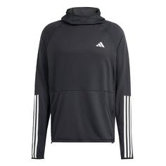 adidas Own the Run 3-Streifen Hoodie Hoodie Herren Black