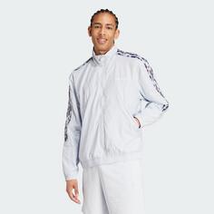 Rückansicht von adidas Pride Tiro Trainingsjacke Jacke Herren Halo Blue