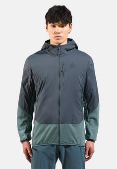 Rückansicht von Odlo Funktionsjacke Herren dark slate arctic(10623)