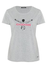 Chiemsee T-Shirt T-Shirt Damen - 17-4402M Neutral Gray Melange