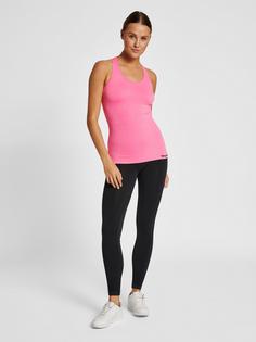 Rückansicht von hummel hmlTIF SEAMLESS TOP Funktionsshirt Damen AZALEA PINK