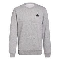 adidas Essentials Fleece Sweatshirt Sweatshirt Herren Medium Grey Heather / Black
