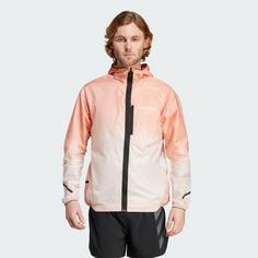 Rückansicht von adidas Terrex Xperior Light Windweave Jacke Laufjacke Herren Semi Impact Orange