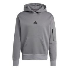 adidas City Escape Fleece Hoodie Hoodie Herren Grey Four