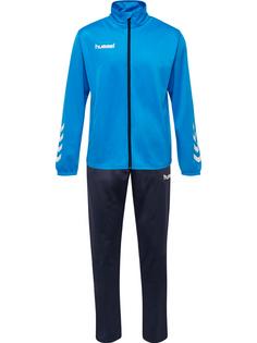 hummel hmlPROMO POLY SUIT Trainingsanzug Herren DIVA BLUE/MARINE