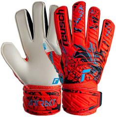 Reusch Attrakt Solid Finger Support Junior Handschuhe 3334 bright red/future blue