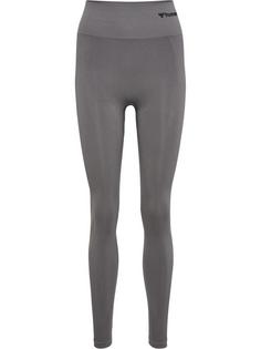 hummel hmlTIF SEAMLESS HIGH WAIST TIGHTS Tights Damen CHARCOAL GRAY