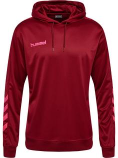 hummel hmlPROMO POLY HOODIE Hoodie Herren BIKING RED/RASPBERRY SORBET